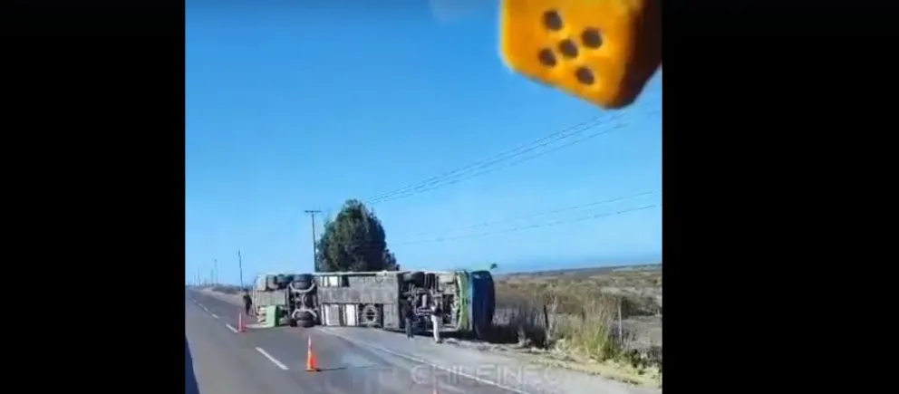 Volcamiento De Bus Interurbano Esta Madrugada En La Ruta Dej