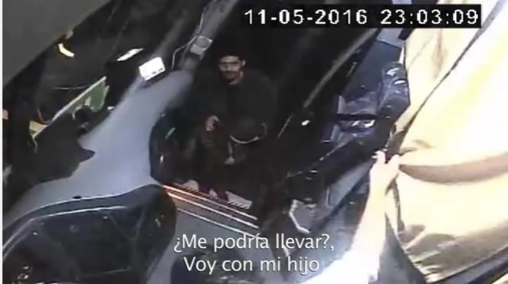 [VIDEO] Impactante escena vivieron pasajeros de un bus en el Cajón del Maipo