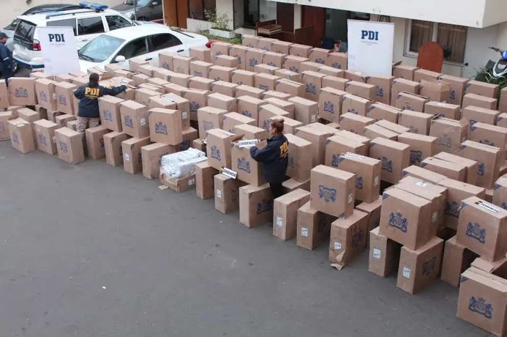 En Coquimbo detectan el mayor  contrabando de cigarrillos del país