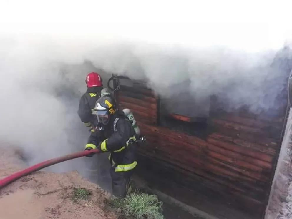 Incendio deja con daño de  consideración vivienda en Illapel