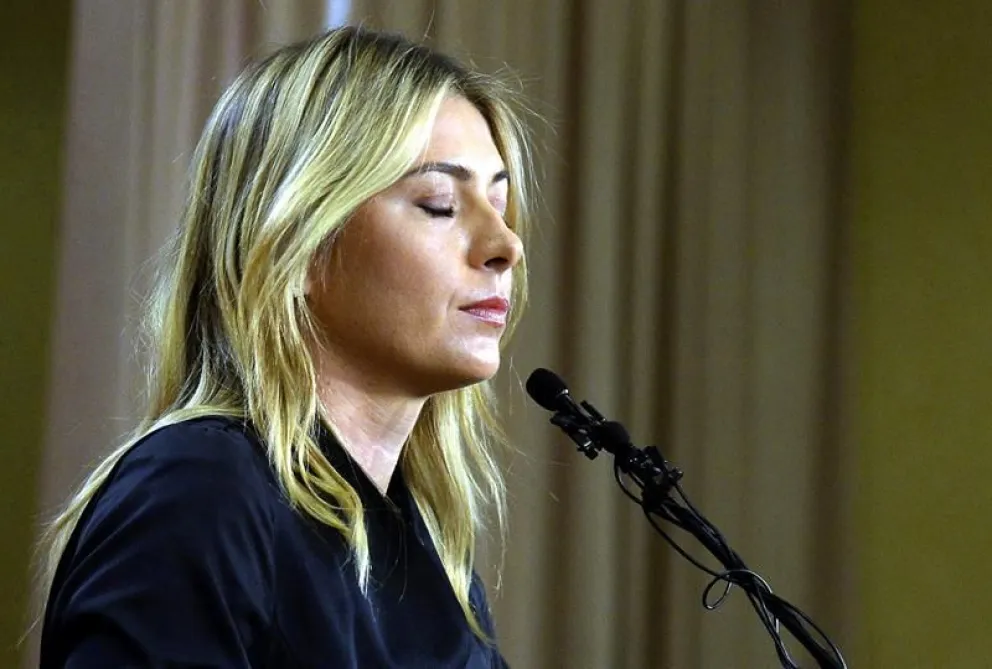 Maria Sharapova es suspendida dos años por dopaje