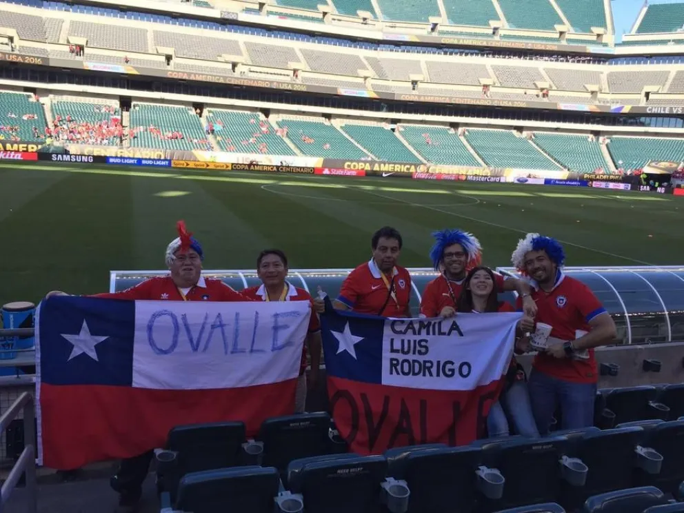 La Roja ya está en el estadio Lincoln Financial Field de Filadelfia para duelo ante Panamá
