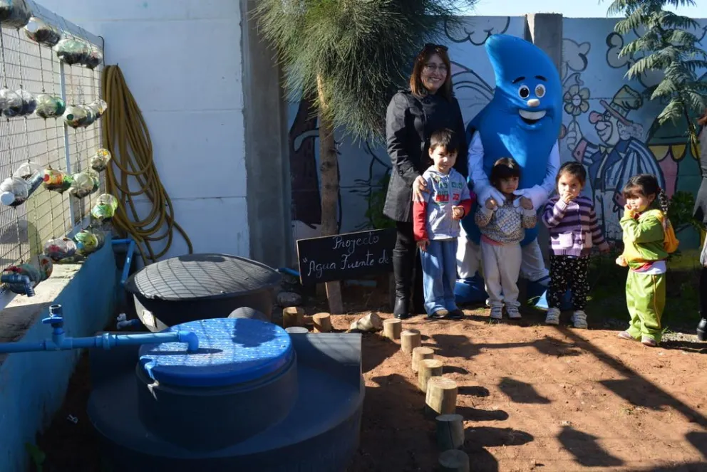 Jardín Infantil Suyai de La Serena reutiliza aguas grises para riego de huerta saludable