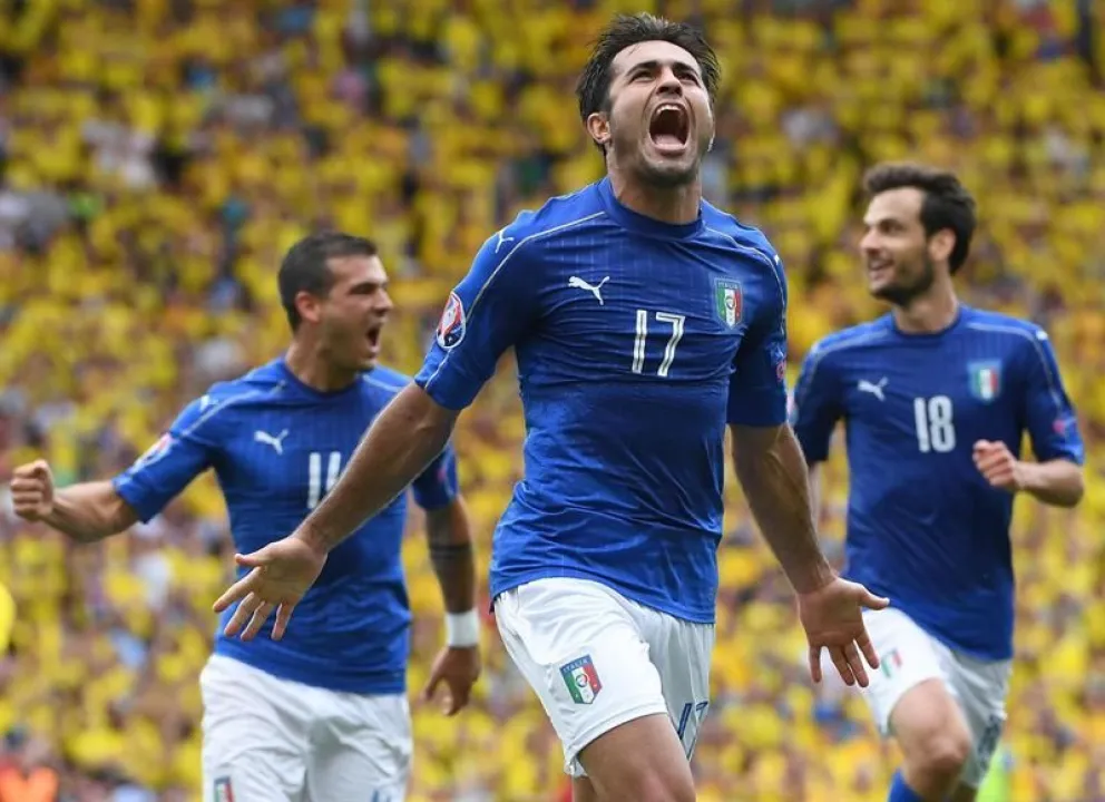 Con lo justo Italia vence a Suecia y clasifica a octavos en la Eurocopa