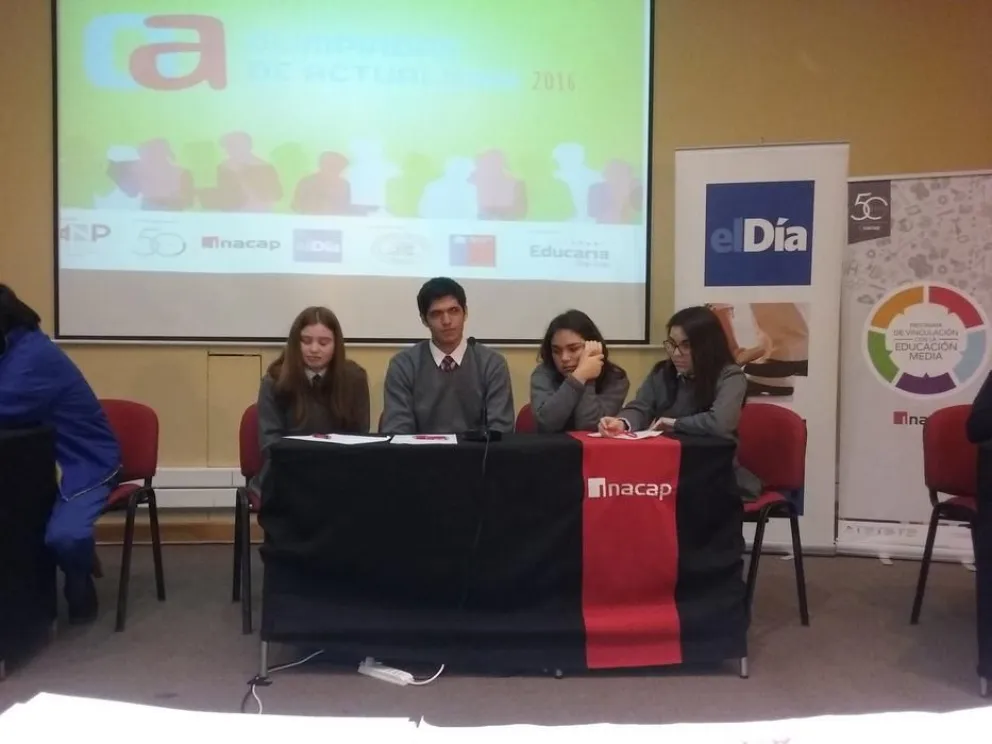 Ocho colegios clasifican en primera etapa  De las Olimpiadas de Actualidad