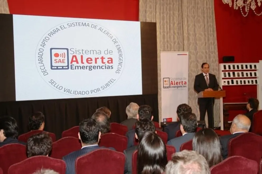 Sistema de Alerta de Emergencias será obligatorio en todos los celulares