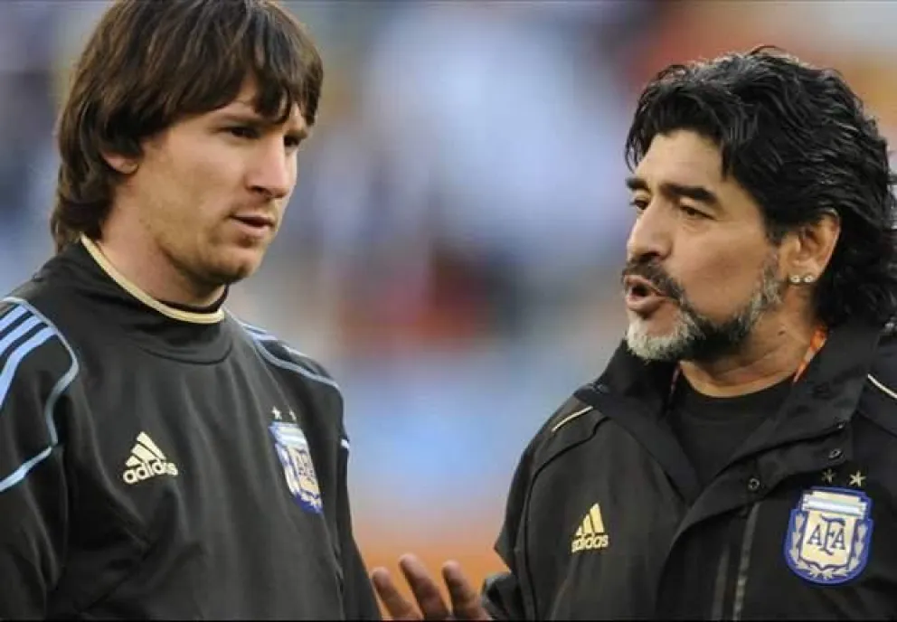 Diego Maradona: “Messi tiene que seguir en la selección, ¡tiene que seguir!”