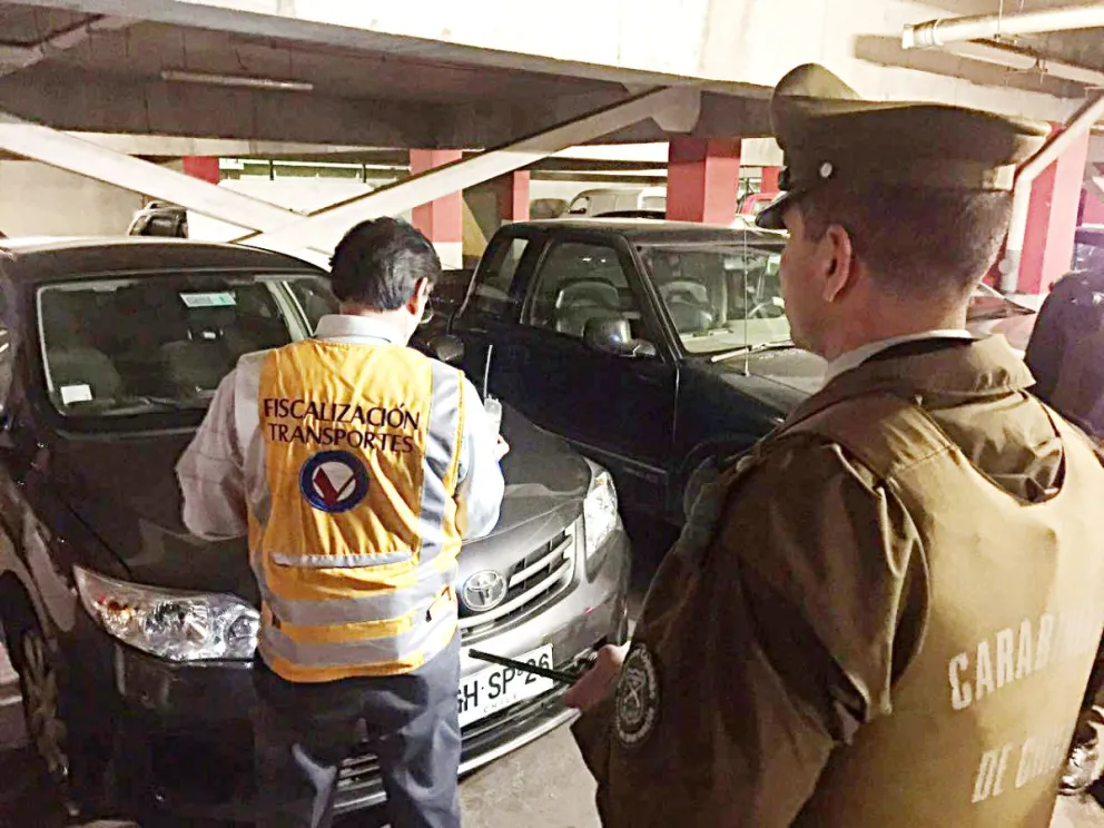 La fiscalización se realizó entre las 18 y las 22 horas del pasado viernes en el sector de Las Compañías.