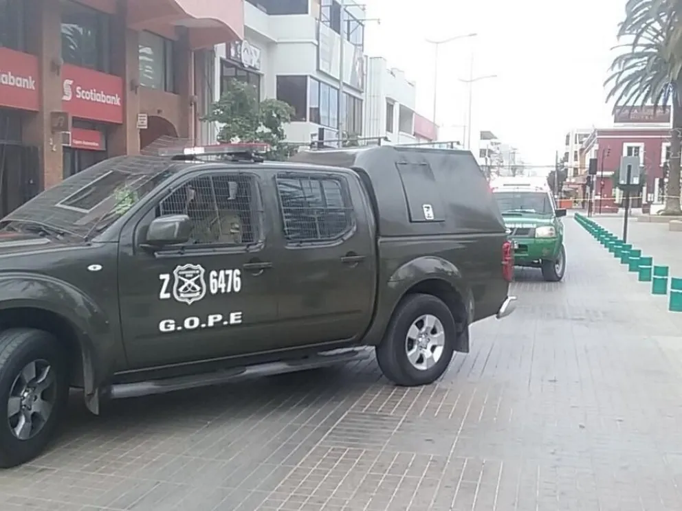 Cierran el centro de Ovalle ante aviso de extraño artefacto