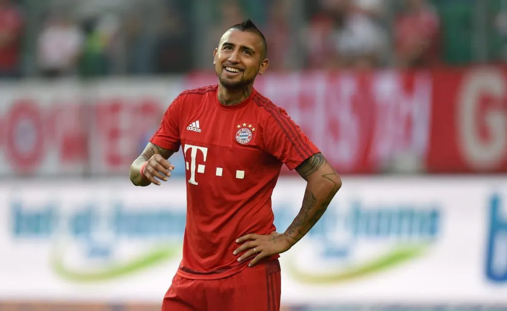 Arturo Vidal debutó sin título en el Bayern Munich