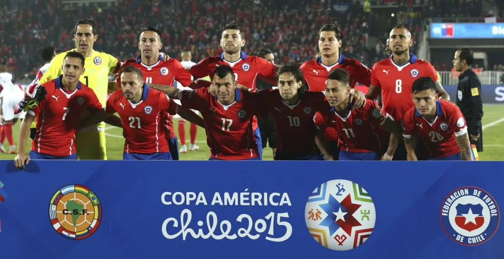 Chile empata con Argentina durante el primer tiempo