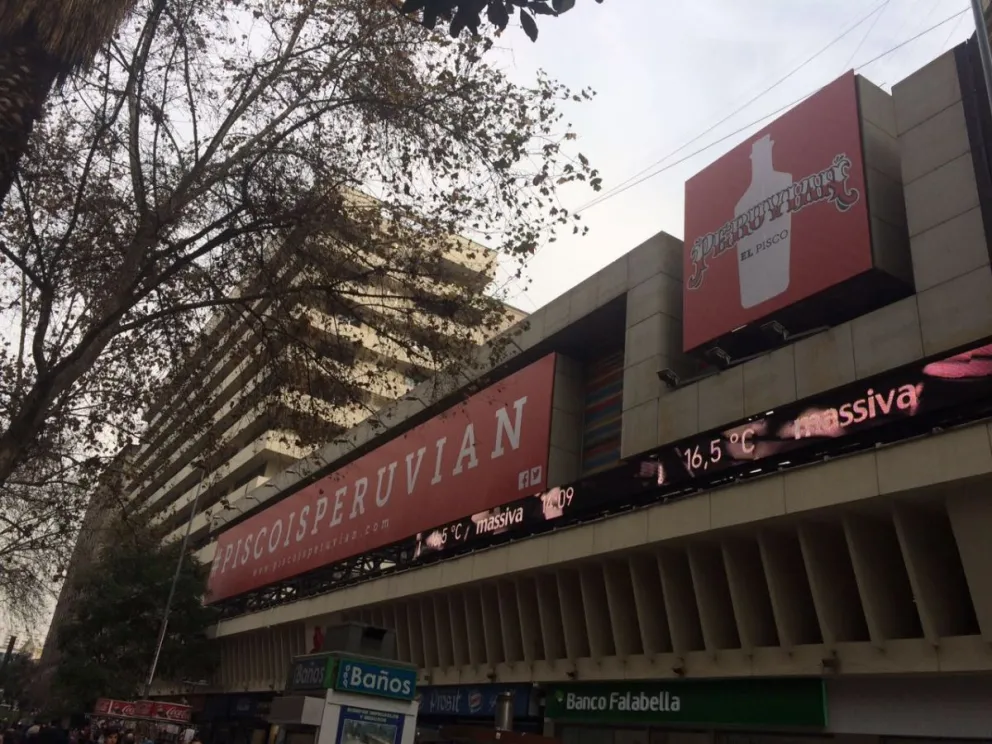 La fotografía muestra el letrero que fue colocado la semana pasada en el Paseo Ahumada