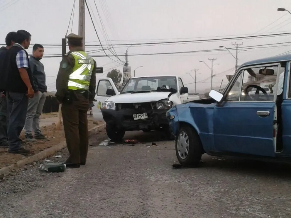 Accidente en La Serena deja a tres personas heridas