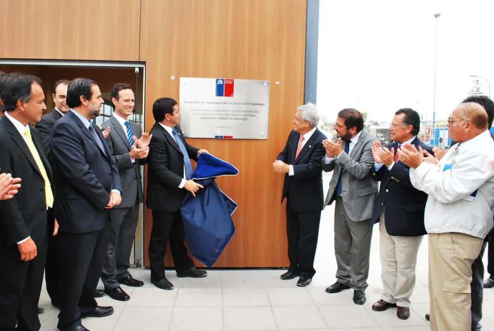 Mandatario Sebastián Piñera inauguró Terminal para Cruceros en Coquimbo