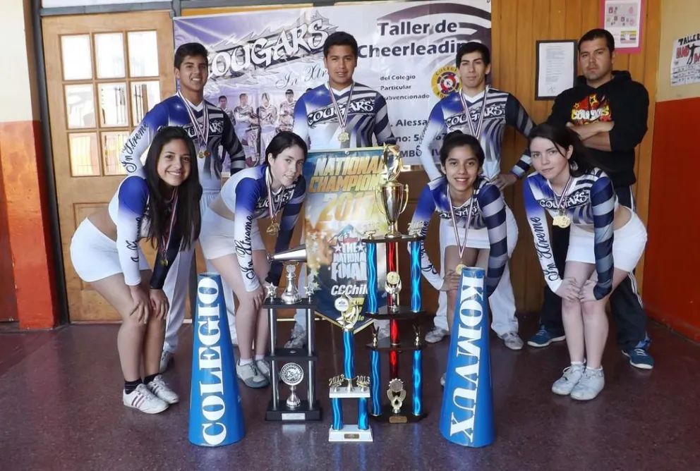 Cheerleaders del Komvux tienen tres títulos nacionales
