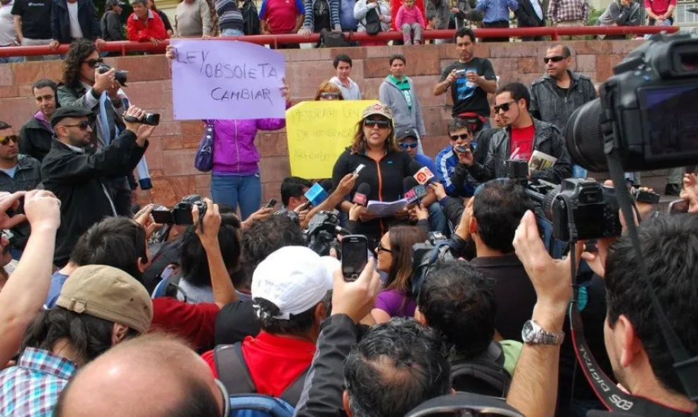 Marcha contra colombianos genera baja convocatoria en Antofagasta