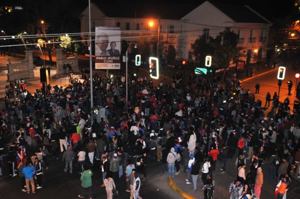 La Región de Coquimbo también vivió su carnaval por la clasificación de Chile