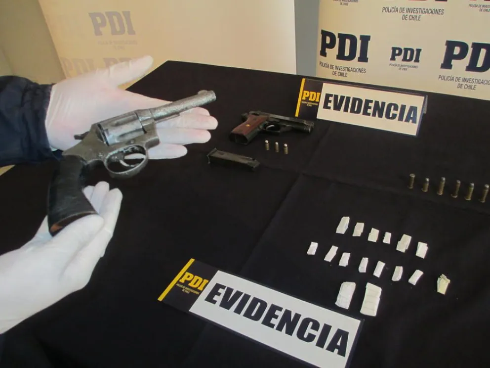 PDI recupera armas de fuego en un operativo en La Serena