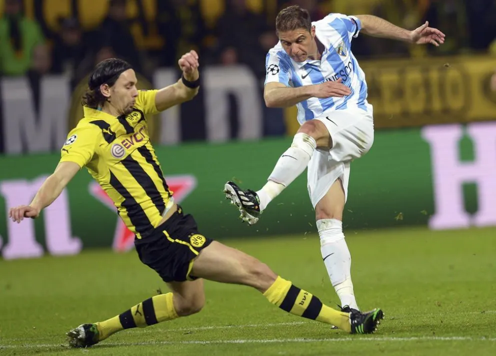 Al Málaga CF le faltó poquito para vencer a Borussia Dortmund