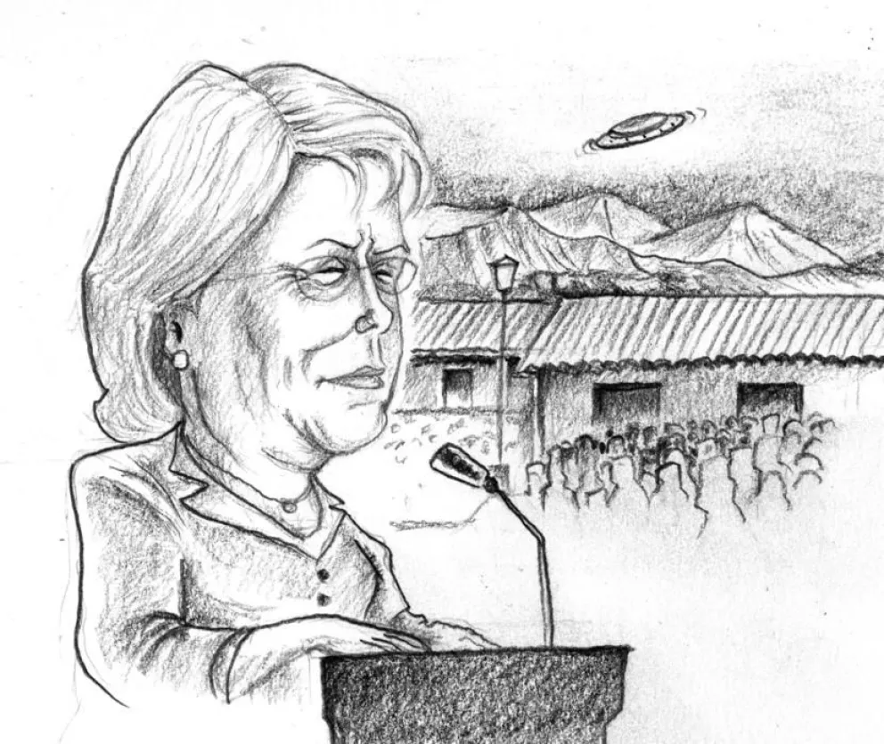 El Ovni presidencial del Valle de Elqui