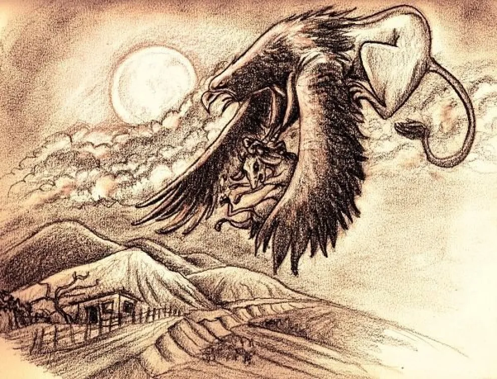 La historia de águila gigante