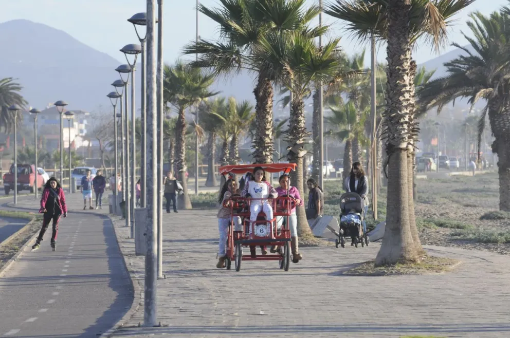 La ciclovía inclusiva en Avenida del Mar y Costanera será uno de los proyectos que en Minvu pretende ejecutar en la zona. FOTO ANDREA CANTILLANES