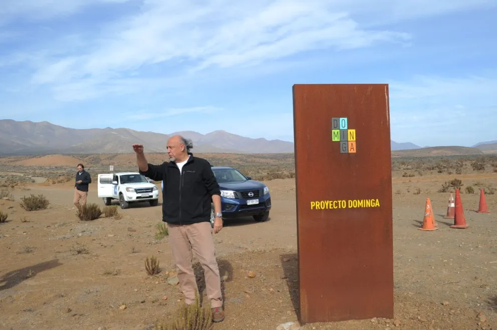 El gerente general de Andes Iron, Iván Garrido, informó que durante la construcción se generarán unos 10.000 puestos de trabajo directos y en la operación, 1.450 empleos permanentes directos. FOTO LAUTARO CARMONA