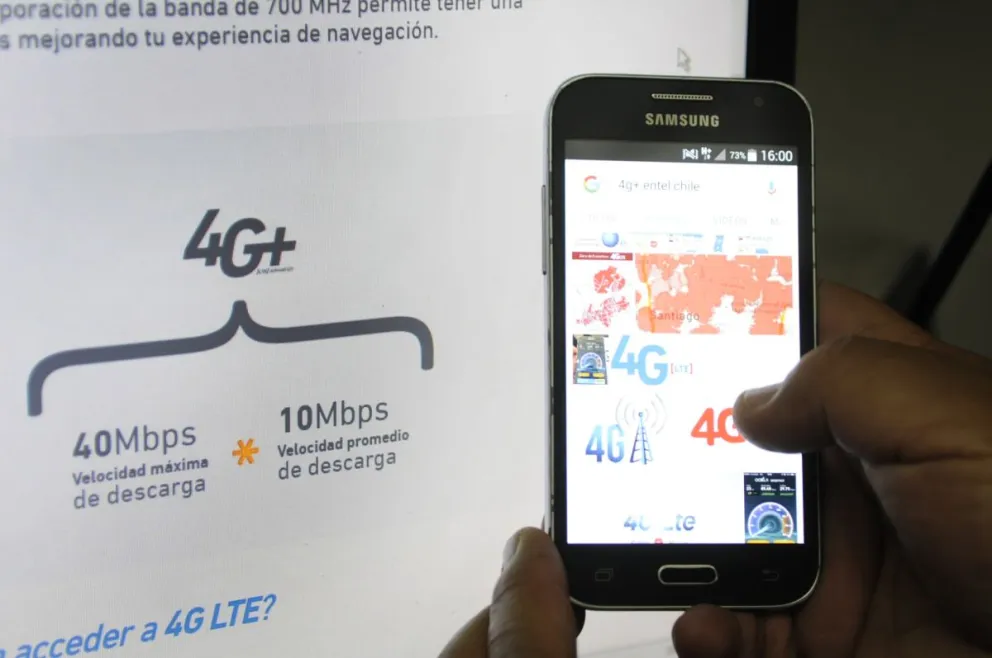 Esta infraestructura permite aumentar la velocidad de navegación y prácticamente duplicarla, respecto a la que se obtiene solo con 4G. FOTO ANDREA CANTILLANES