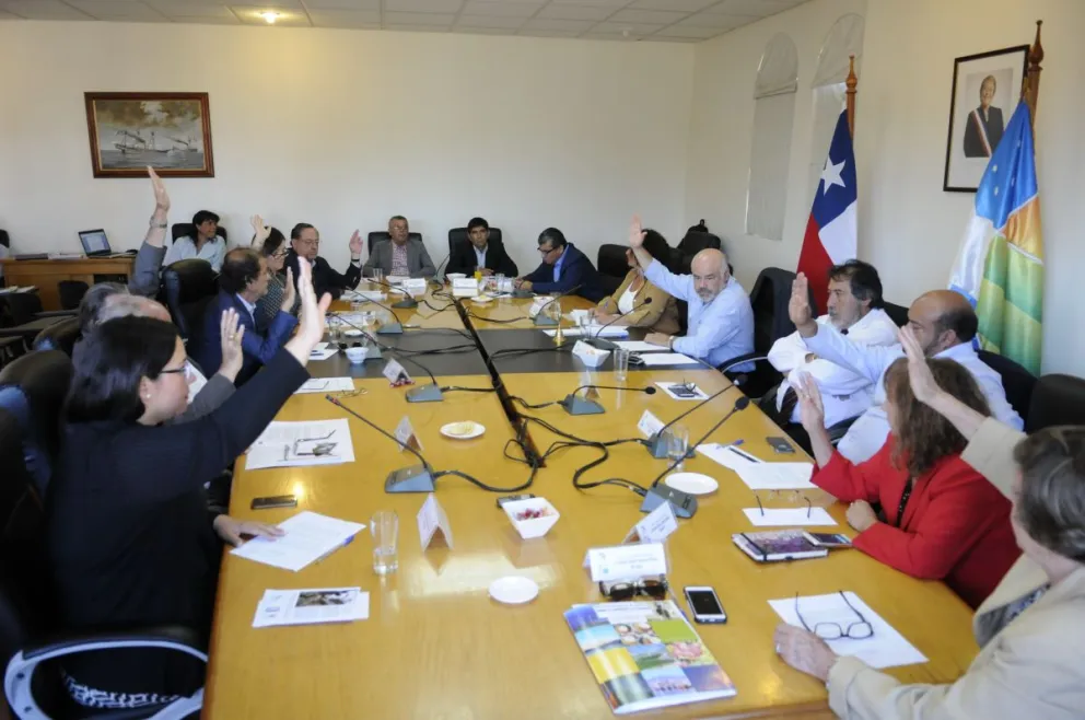 La votación se dio en una sesión especial del Core realizada ayer, donde el acuerdo obtuvo 10 aprobaciones, dos votos en contra y una abstención. FOTO ANDREA CANTILLANES