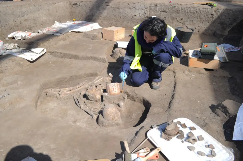 El sitio arqueológico El Olivar fue descubierto en julio de 2015 y aporta importantes indicios de las culturas Molle, Ánima, Diaguita y Diaguita Inca, dando luces de aspectos hasta ahora desconocidos sobre sus costumbres y formas de vida. FOTO LAUTARO CARMONA