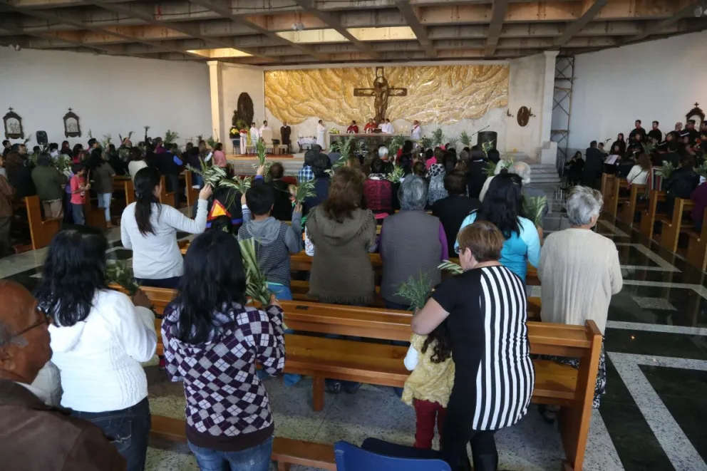 El Templo de la Cruz, recibirá las diversas misas que se desarrollarán durante una nueva Semana Santa. Foto: El Día