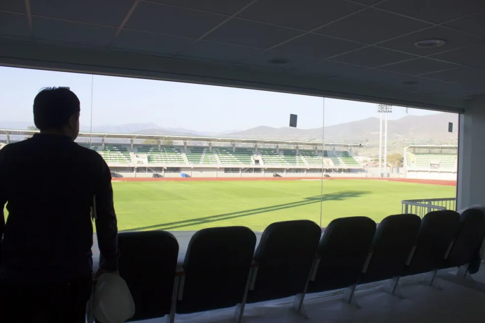 Se espera que durante las próximas semanas se inaugure de manera oficial este nuevo recinto deportivo de la ciudad de Ovalle. Foto: El Día