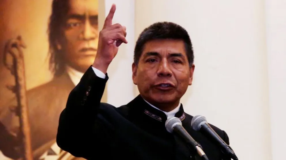 El canciller de Bolivia, Fernando Huanacuni, llamó a Chile a apostar al diálogo