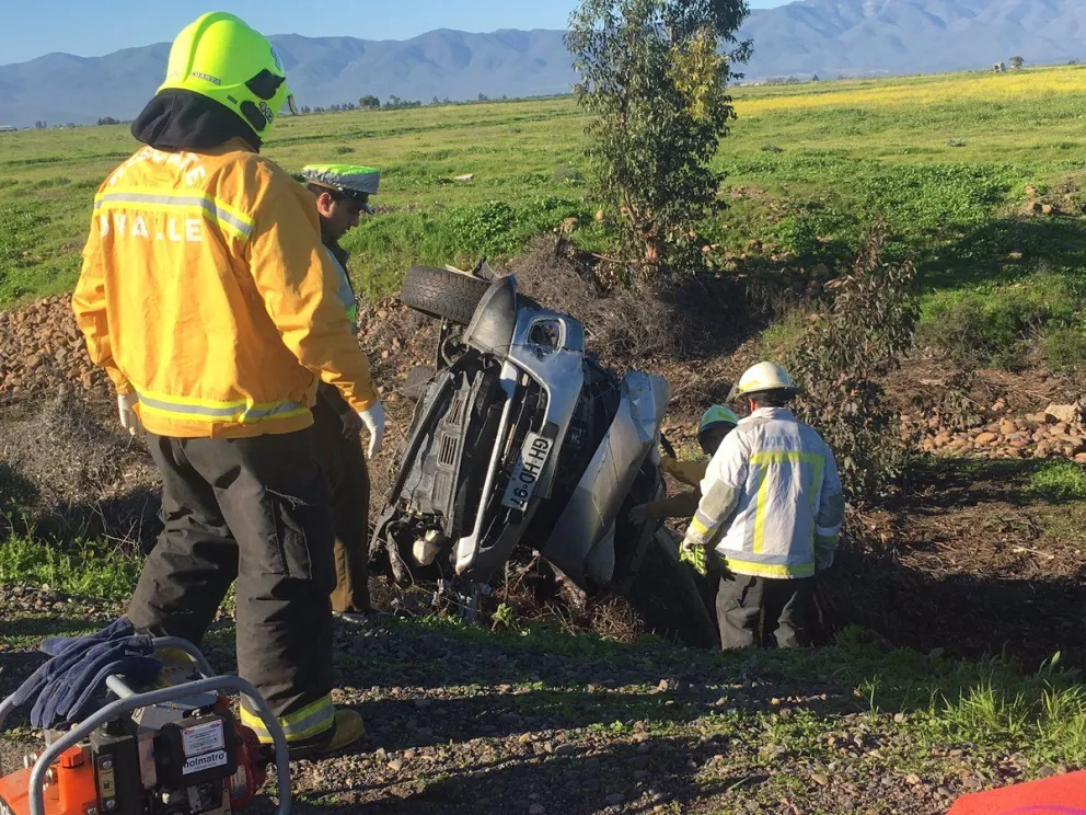 El accidente ocurrió en el kilómetro 389 de la ruta 5 norte