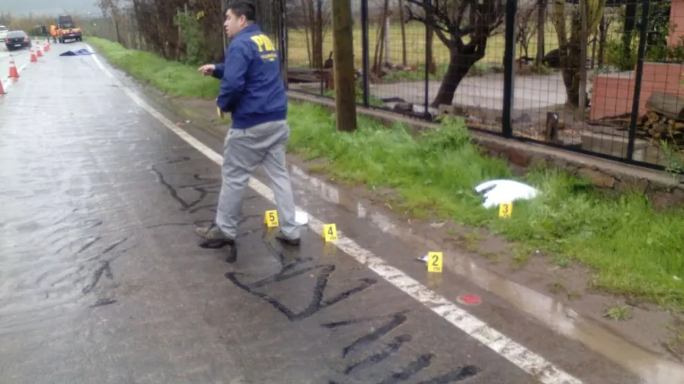 La PDI realiza las diligencias para dar con el paradero del autor del atropello