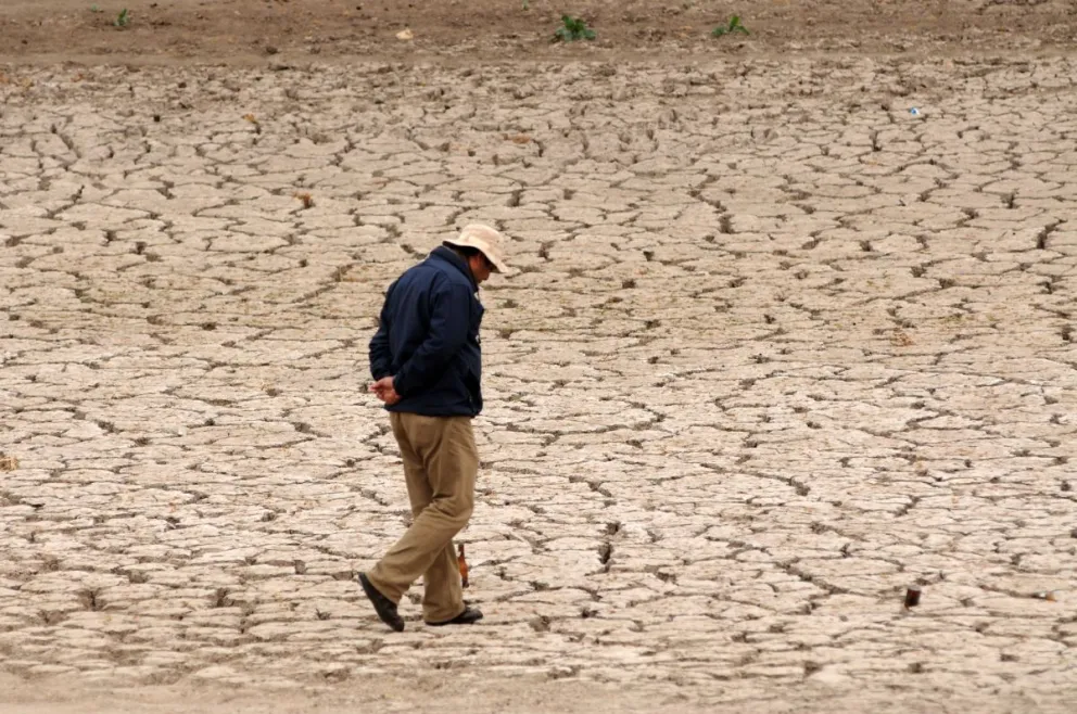 La sequía que afectó a la zona por más de una década ha sido uno de los factores que ha influido en acelerar en avance de este fenómeno.