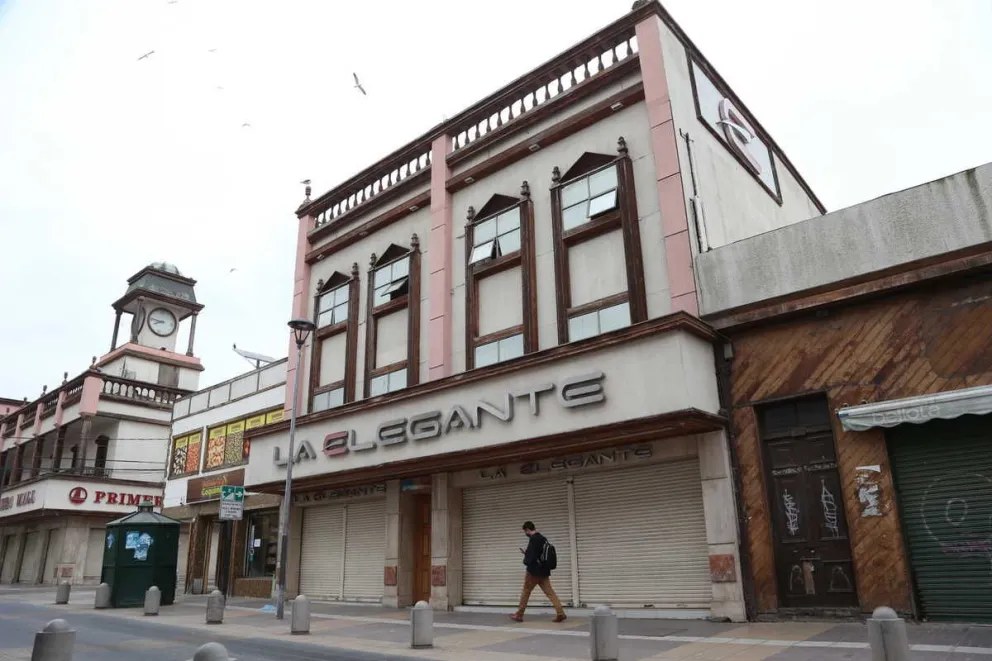 Tienda La Elegante es una de las tantas que han cerrado en el comercio de Coquimbo.