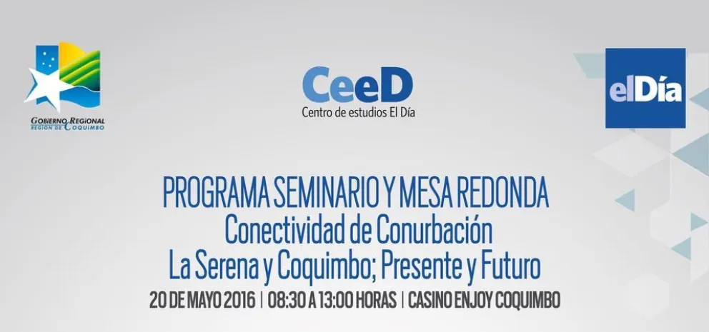 Seminario y Mesa redonda Conectividad de Conurbación La Serena y Coquimbo; Presente y Futuro