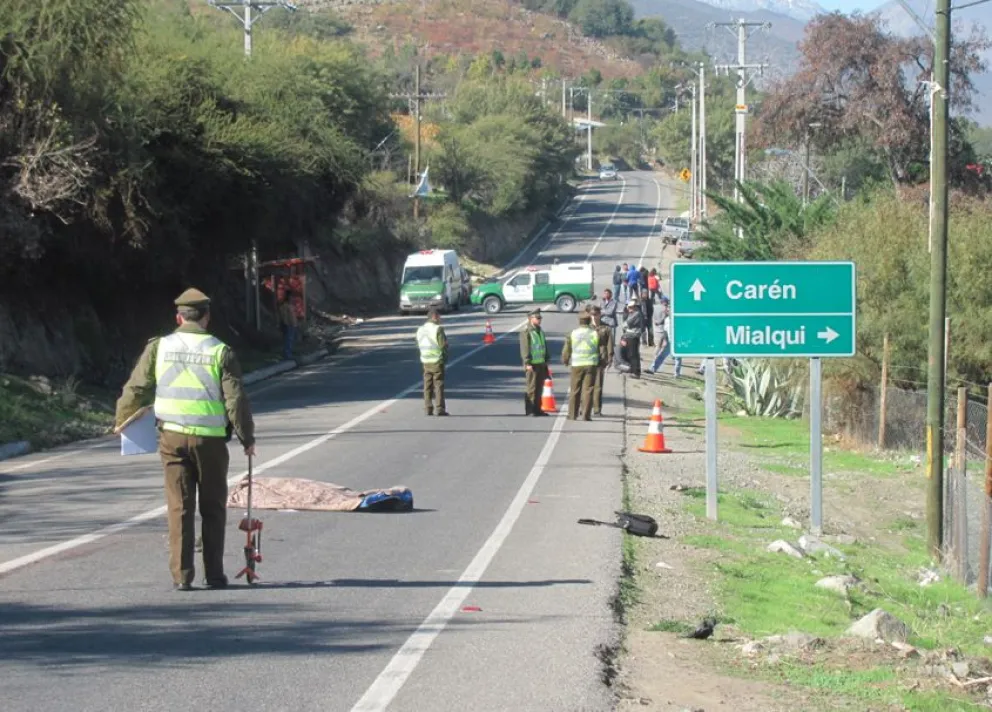 Buscan a conductor que protagonizó un mortal atropello en ruta de Monte Patria
