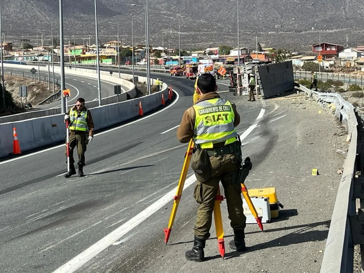 Una persona fallece en accidente de tránsito en Ruta 5 en la comuna de ...