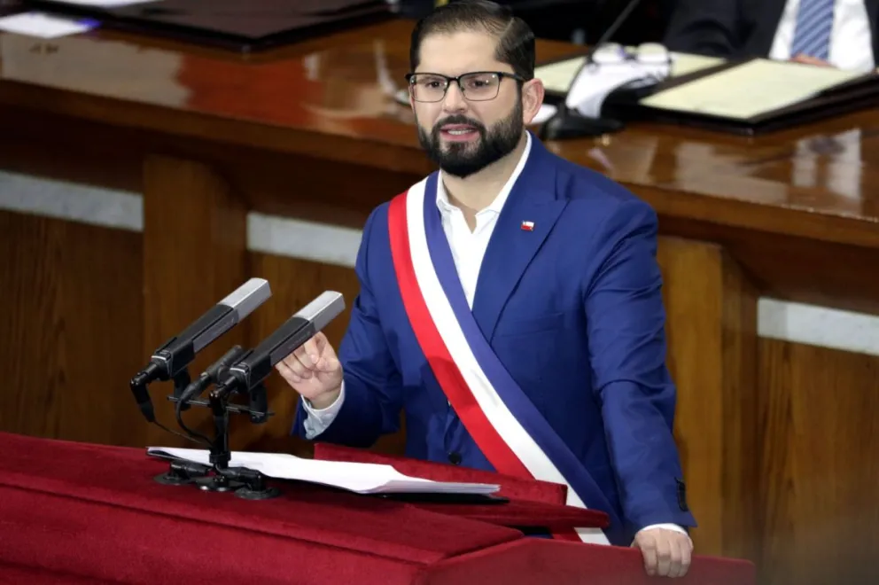 Por 2 horas y 45 minutos, el Presidente se dirigió al país en su tercera cuenta pública desde el Salón de Honor del Congreso Nacional.