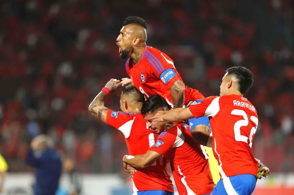 Imagen del partido Chile vs Venezuela