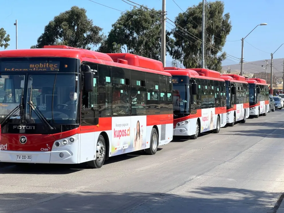 Luego de años de espera, la circulación de buses eléctricos en La Serena y Coquimbo finalmente será una realidad a partir de hoy/ CEDIDA