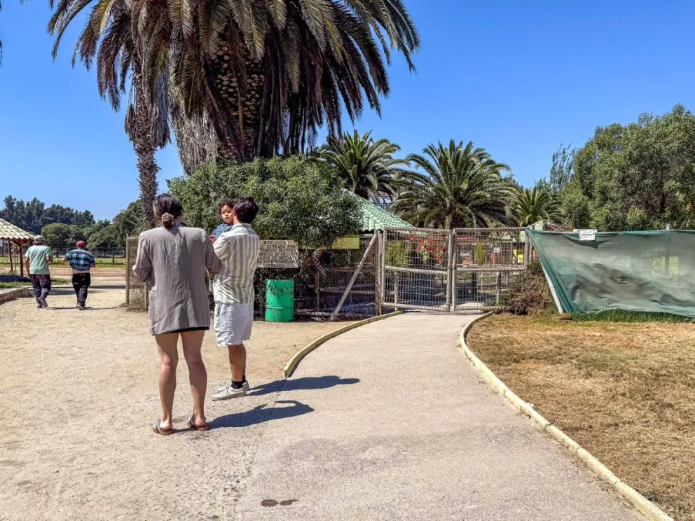 Cerrado desde el año 2020, el mini zoológico del Parque Pedro de Valdivia está en búsqueda de recursos para solucionar algunas debilidades detectadas y poder así, reabrir al público/ CRISTIAN SILVA