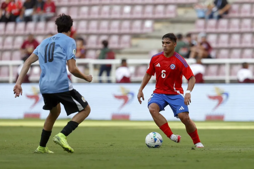 <h3>Sudamericano Sub-20: Chile cayó ante Uruguay por autogol de Rossel</h3><br /> 2 Imagen del partido