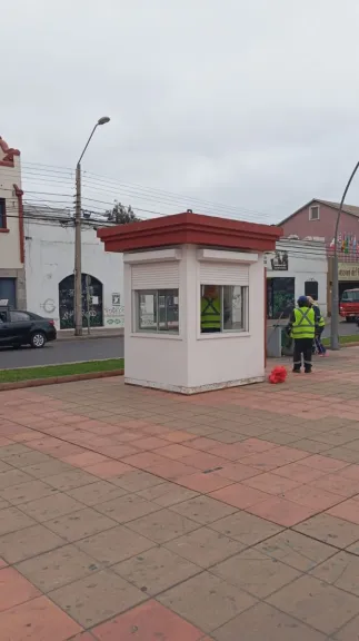 Nueva garita de seguridad en Avenida Francisco de Aguirre