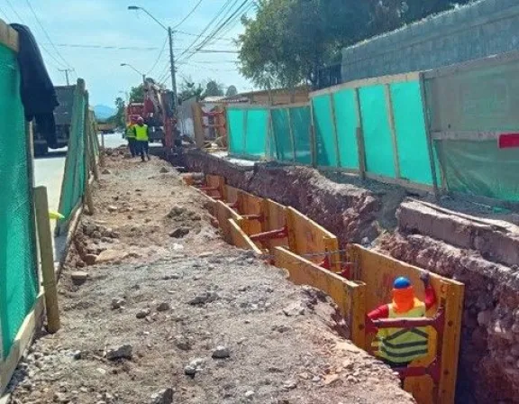 Avanza obra de Aguas del Valle en Ovalle