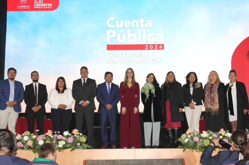 Durante la cuenta pública de este pasado miércoles, la alcaldesa Daniela Norambuena entregó detalles de la crítica situación financiera del municipio de La Serena./ EL DÍA