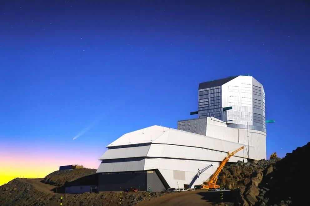 En pleno valle del Elqui, el observatorio Vera C. Rubin escaneará el cielo para ofrecer perspectivas del Universo nunca antes vistas. /CEDIDA