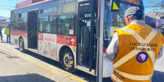 Buses eléctricos: solo 3% de evasión en fiscalización